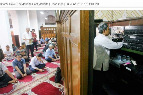 Capture d’écran du Jakarta Post.