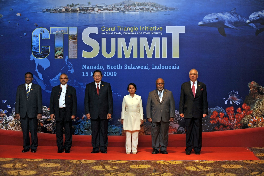 Le 15 mai 2009, les dirigeants des six nations du Triangle de corail