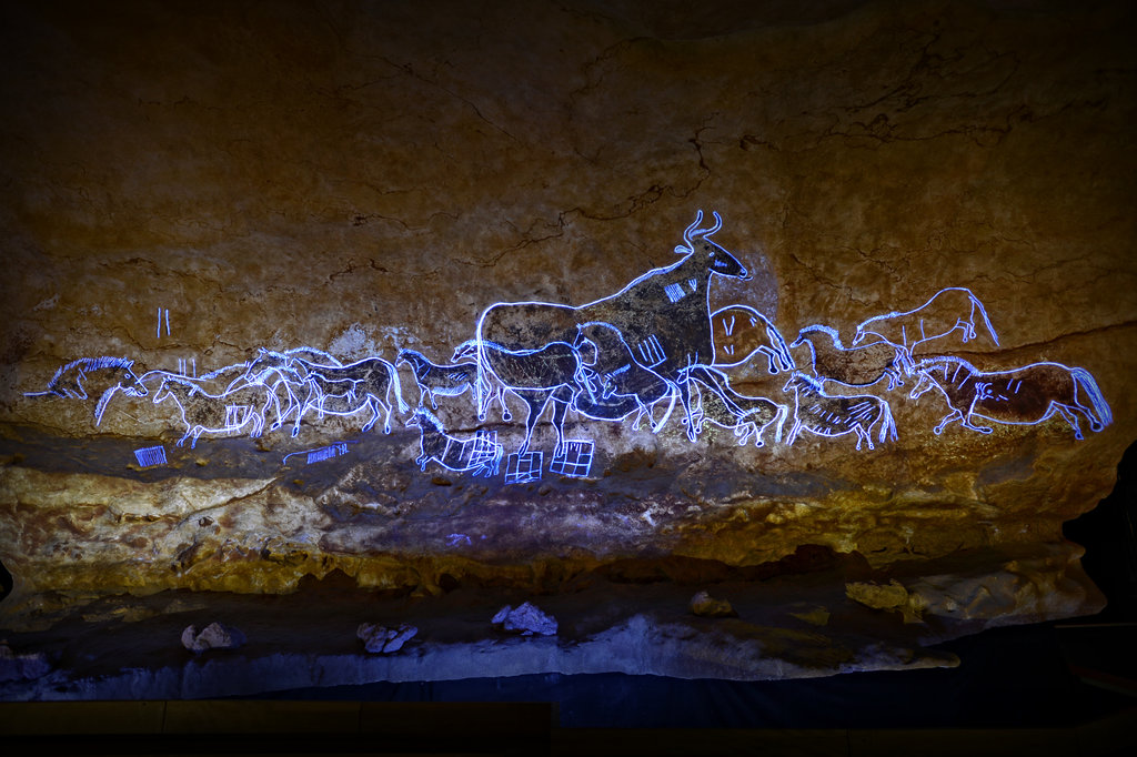 reconstitution de la célèbre grotte préhistorique "Lascaux III"