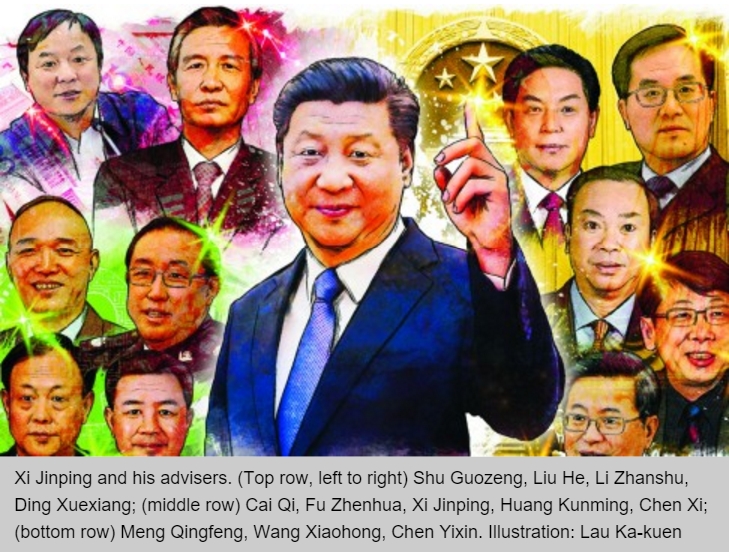 l'entourage du président chinois Xi Jinping