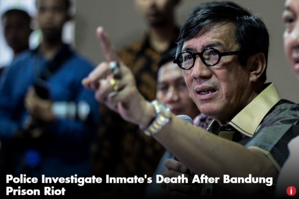 La mort d'un détenu à la prison de Bandung serait-elle un homicide maquillé en suicide ? Copie d'écran du “Jakarta Globe”, le 25 avril 2016.