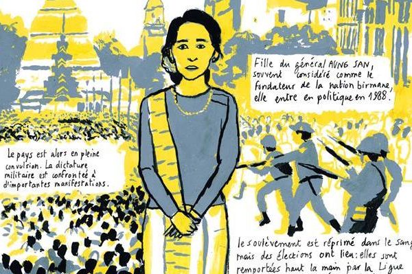 Extrait de "Birmanie, fragments d’une réalité", scénario de Frédéric Debomy, dessin de Benoît Guillaume.