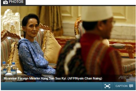 Le président voudrait renforcer les pouvoirs de la "dame de Rangoun" pour mieux tenir tête aux militaires. Copie d'écran du “Channel News Asia”, le 6 mai 2016.