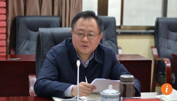 Gong Wenmi, le nouveau secrétaire du Parti communiste chinois à Shaoyang, a mené des actions de lobbying à Pékin pour ses projets de construction. Copie d'écran du "South China Morning Post", le 20 mai 2016.
