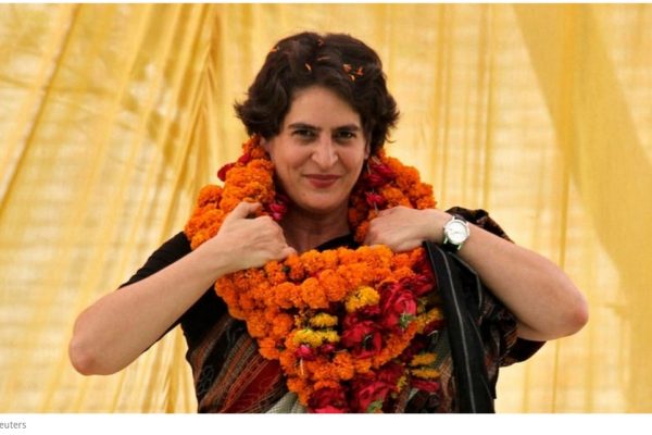 Priyanka Gandhi pourra-t-elle donner un nouveau souffle au Parti du Congrès en Uttar Pradesh ? Copie d'écran de “Scroll.in”, le 3 mai 2016.