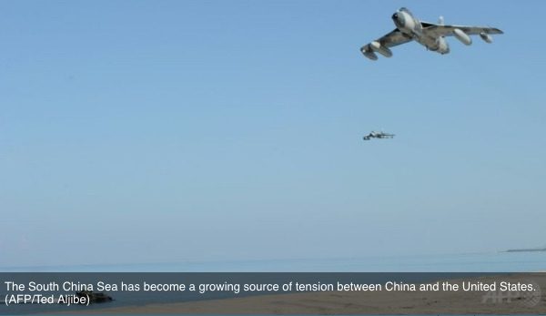 Pour Pékin, les Etats-Unis profiteraient de la dispute sino-philippine en mer de Chine pour étendre son influence dans la région. Copie d'écran de "Channel News Asia", le 19 mai 2016