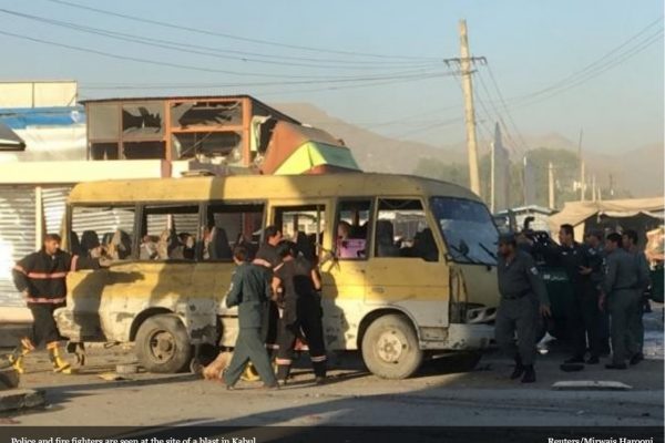 L'attentat-suicide contre un minibus à Kaboul a fait 14 victimes, exclusivent népalaises. Copie d'écran du Kathmandu Post, le 20 juin 2016.
