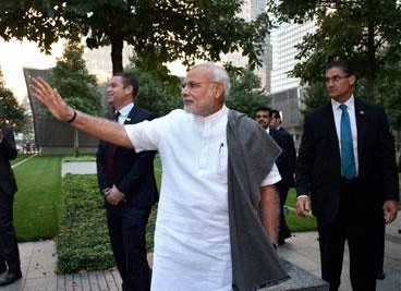 En voyage aux Etats-Unis, le Premier ministre indien s'est félicité de la bonne sante de l'économie indienne. Copie d'écran du “First Post”, le 8 juin 2016.