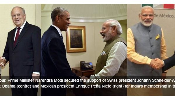 Si l'Inde est soutenue par les Etats-Unis, Pékin s'y est opposée. Copie d'écran du First Post, le 10 juin 2016.
