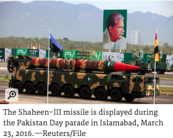Islamabad semble avoir fait une croix sur son intégration au MTCR, après l'adhésion indienne. Copie d'écran du Dawn, le 30 juin 2016.