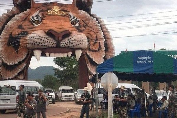 Des documents retrouvés par les autorités thaïlande font état d'un lien entre le "Temple des Tigres" et le trafic illégal d'animaux. Copie d'écran du “Bangkok Post”, le 7 juin 2016.