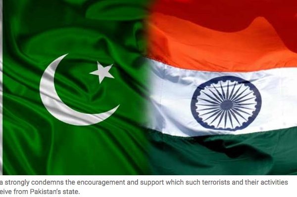 L'Inde a critiqué "l’ingérence déplorable" du Pakistan au Cachemire, et l’a appelé à "évacuer la zone du Cachemire illégalement occupée". Copie d'écran de The Indian Express, le 22 juillet 2016.