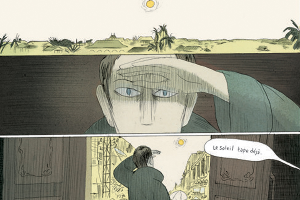 Extrait de "Nuages et pluie", scénario Loo Hui Phang, dessin Philippe Dupuy.