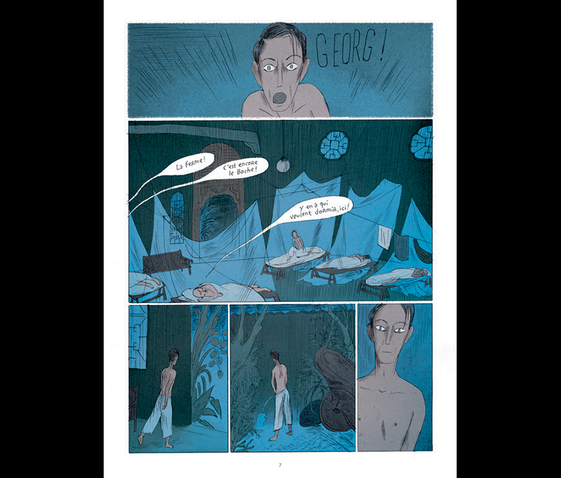 Extrait de Nuages et pluie, scénario Loo Hui Phang, dessin Philippe Dupuy. (Crédit DR).