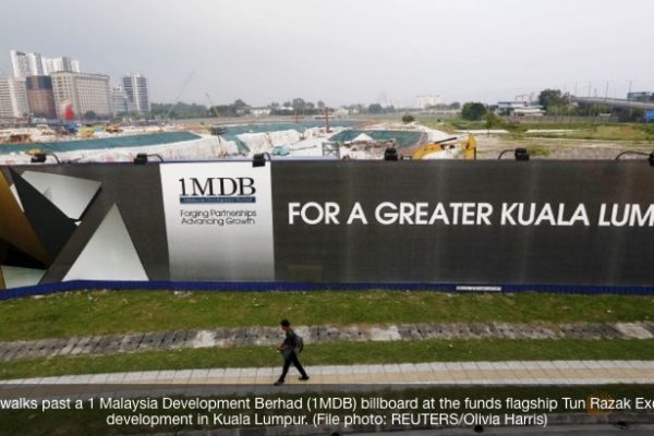 Les autorités américaines vont intenter des procès civils pour saisir les biens liés au scandale malaisien 1MDB. Copie d'écran de Channel News Asia, le 20 juillet 2016.