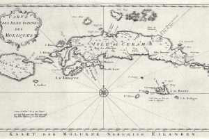 Carte des Moluques du Sud au XVIIIe siècle.