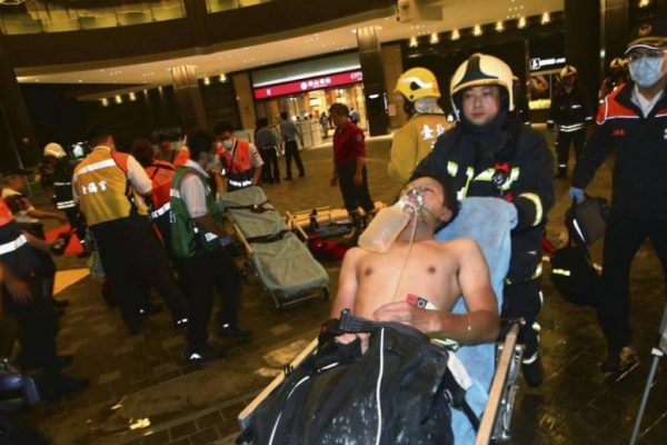 Une explosion dans un train à Taipei a fait plusieurs dizaines de blessés dans la nuit de jeudi à vendredi. Copie d'écran du South China Morning Post, le 8 juillet 2016.