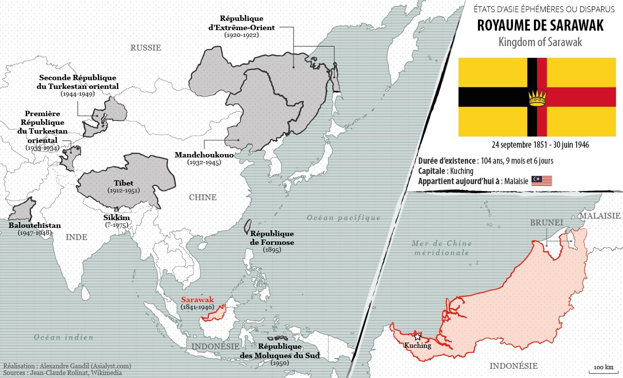 Vie et mort du Royaume de Sarawak  1841 1946 Asialyst