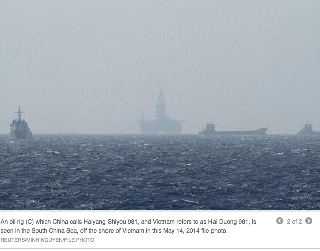 Le Vietnam aurait déployé des lance-roquettes mobiles sur plusieurs de ses îles en Mer de Chine. Copie d'écran de Reuters, le 10 août 2016.