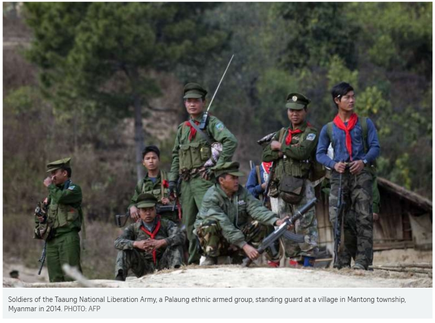 Jusqu'à présent, l'armée birmane n'avait jamais admis la moindre responsabilité dans la disparition de civils en détention. Copie d'écran du Straits Times, le 16 septembre 2016.