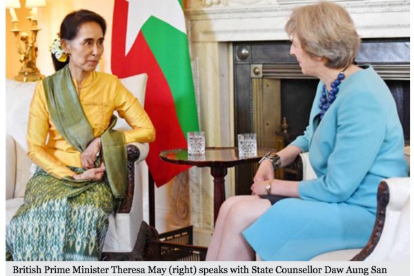 Washington avait maintenu les sanctions envers la Birmanie mi-mai. Copie d'écran du Myanmar Times, le 14 septembre 2016.