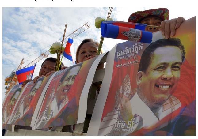 L'affaire du meurtre de Kem Ley, célèbre opposant politique cambodgien passera-t-elle devant le tribunal administratif de La Haye ? Copie d'écran du Cambodian Times, le 7 septembre 2016