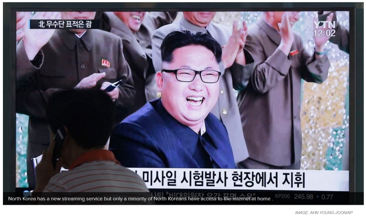 Un petit Game of Thrones à Pyongyang ? Non, ce n'est pas encore possible. Copie d'écran de Mashable, le 16 août 2016.