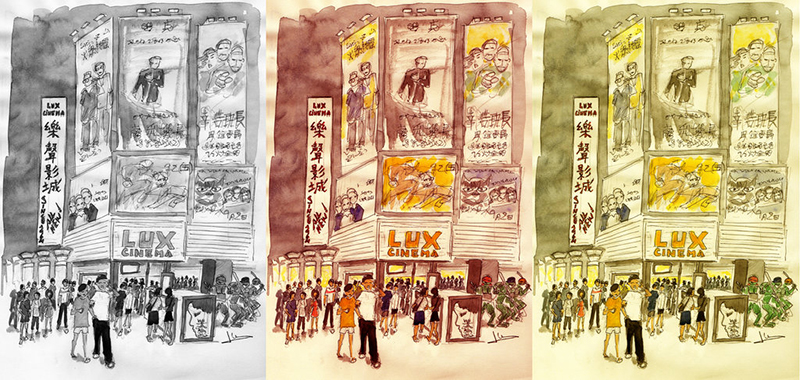 Le Lux Cinéma présent à Ximending depuis 1964.