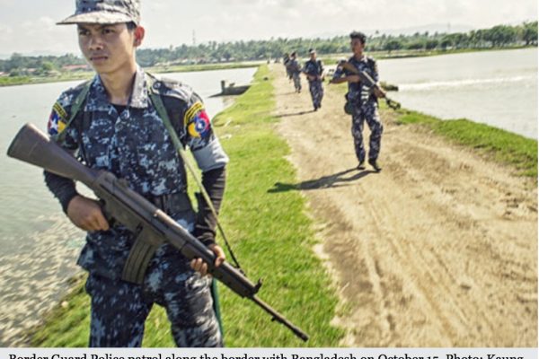 Au total 30 assaillants présumés ont été tués par l'armée régulière birmane, la Tatmadaw, depuis le 9 octobre. Copie d'écran du Myanmar Times, le 18 octobre 2016.