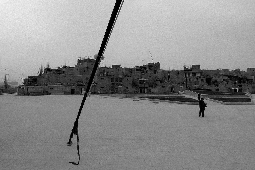 Restes de la vieille ville de Kashgar, 2010. (Crédit : Ma Kang).