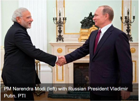 Malgré les apparences, la coopération russo-indienne en matière stratégique n'est pas prête de s'éteindre. Copie d'écran du Firstpost, le 14 octobre 2016.