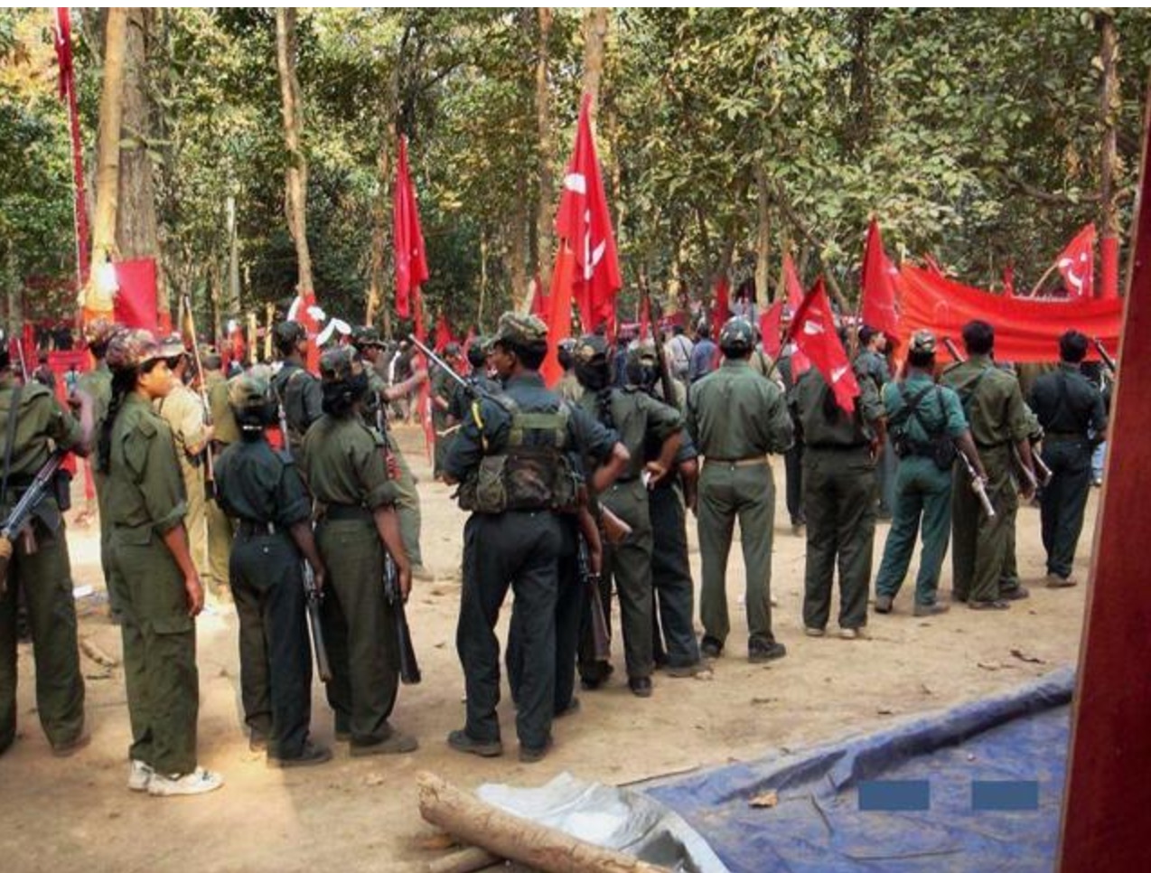 Un groupe de 30 à 40 Maoïstes s'étaient réunis dans une zone à cheval entre les régions de l'Andhra Pradesh et de l'Odisha où ils ont été pris en embuscade par la police indienne. Copie d'écran d'Hindustani Times, le 24 octobre 2016