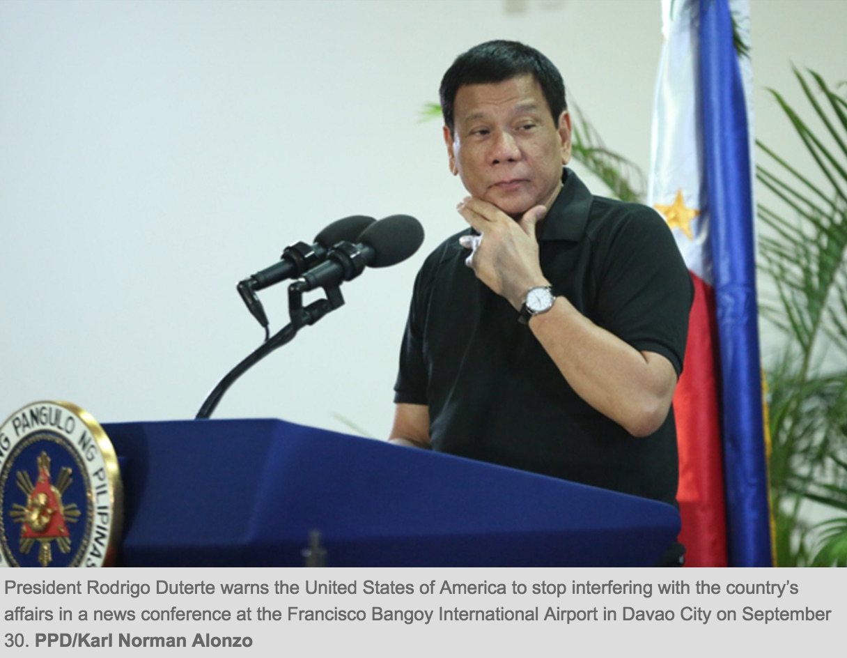 Les hommes et les habitants de Davao, dont Duterte a longtemps été maire, apprécient à une large majorité leur président. Copie d'écran du Philippines Star, le 6 octobre 2016.