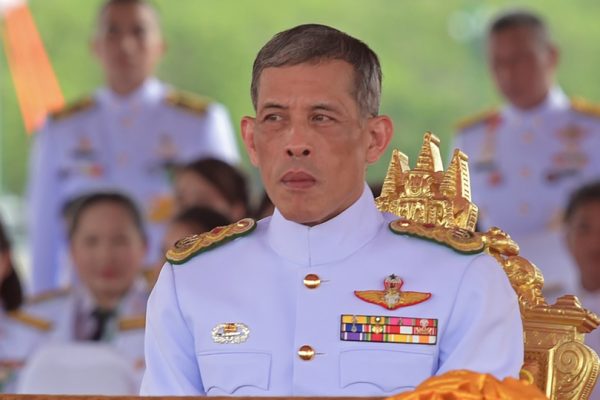 Le prince héritier Maha Vajiralongkorn lors de la cérémonie du Labour royal à Sanam Luang, à Bangkok le 13 mai 2015.