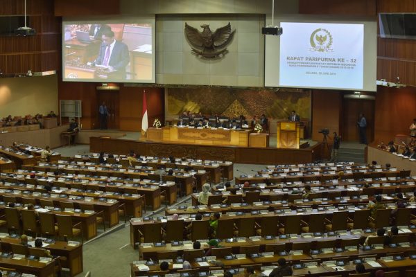 Le parlement indonésien en session le 28 juin 2016.