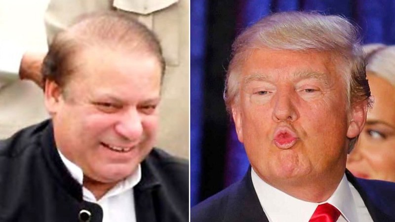 Contre toute attente, Donald Trump n'a pas tari d'éloges sur Nawaz Sharif. Copie d'écran de Dawn, le 1er décembre 2016.