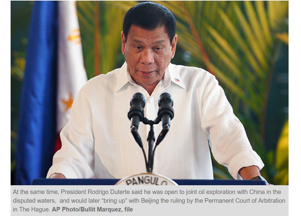 Le président philippin Rodrigo Duterte est-il en train de se saborder politiquement ? Copie d'écran du Philippine Star, le 20 décembre 2016.