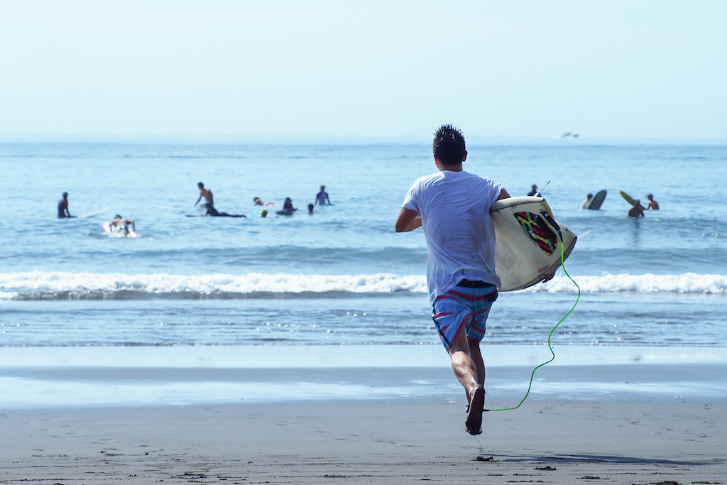 La pratique du surf est en progression constante, comme ici à Yilan dans le nord-est de Taïwan. (Copyright : district de Yilan)