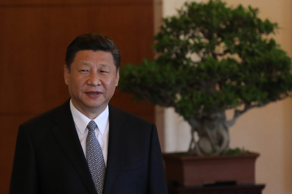 Le président chinois Xi Jinping à Pékin le 16 mai 2017. (Crédits : AFP PHOTO / POOL / WU HONG)