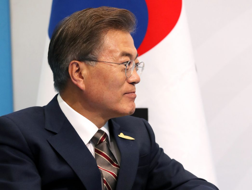 Le président sud-coréen Moon Jae-in lors du sommet du G20.
