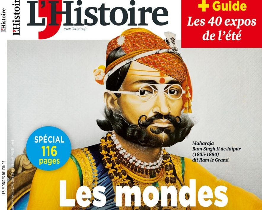 Le magazine mensuel "L'Histoire" consacre un numéro spécial été juillet-août sur l'Inde d'hier et d'aujourd'hui. (Crédit : L'Histoire)