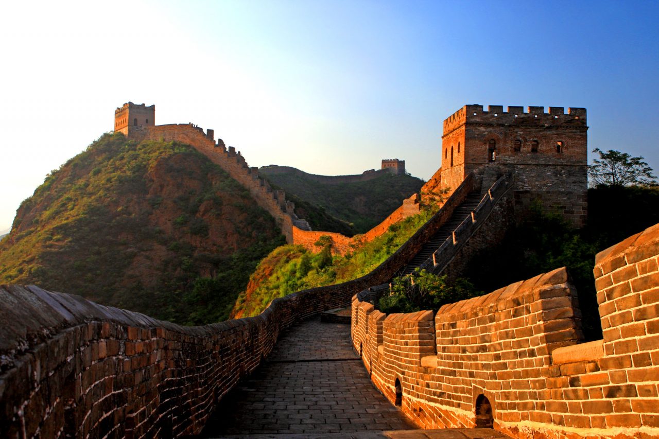 La Grande Muraille près de Pékin, en 2007. (Crédit : WANG SHUQING / IMAGINECHINA via AFP)