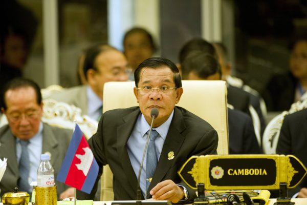 Le Premier ministre cambodgien Hun Sen lors du 17ème sommet ASEAN-Chine au Myanmar International Convention Center à Naypyidaw le 13 novembre 2014. (Source : Foreign Policy)