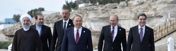 Vladimir Poutine et la Russie sortent vainqueurs "politiques" de l'accord signé pour les partage des richesses de la mer Caspienne le 12 août 2018 à Aktaou au Kazakhstan. (Source : La Voix du Nord)