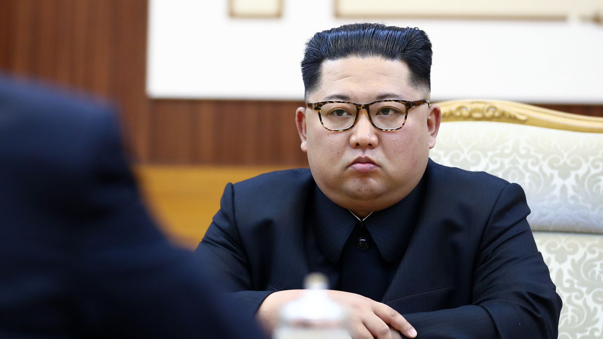 Le dirigeant nord-coréen Kim Jong-un. (Source : Axios)