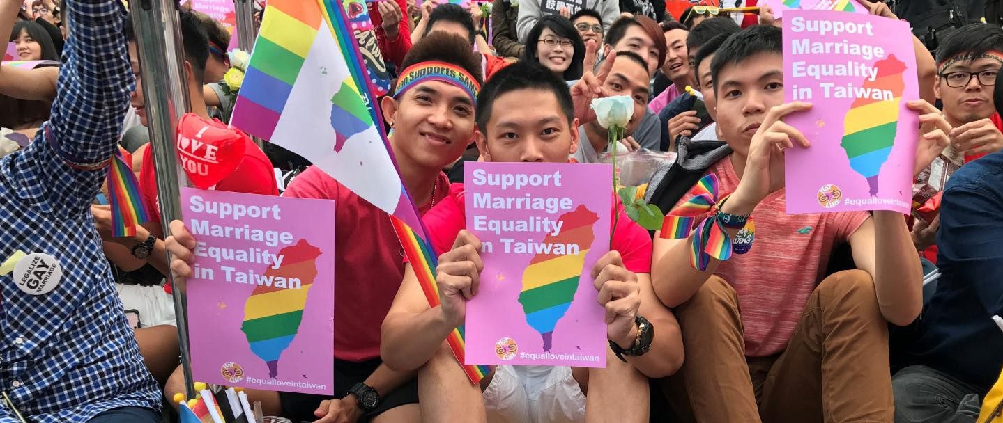 La légalisation du mariage gay à Taïwan, qui veut se montrer comme le pays des libertés en Asie, est un argument soft power. (Source : Medium)