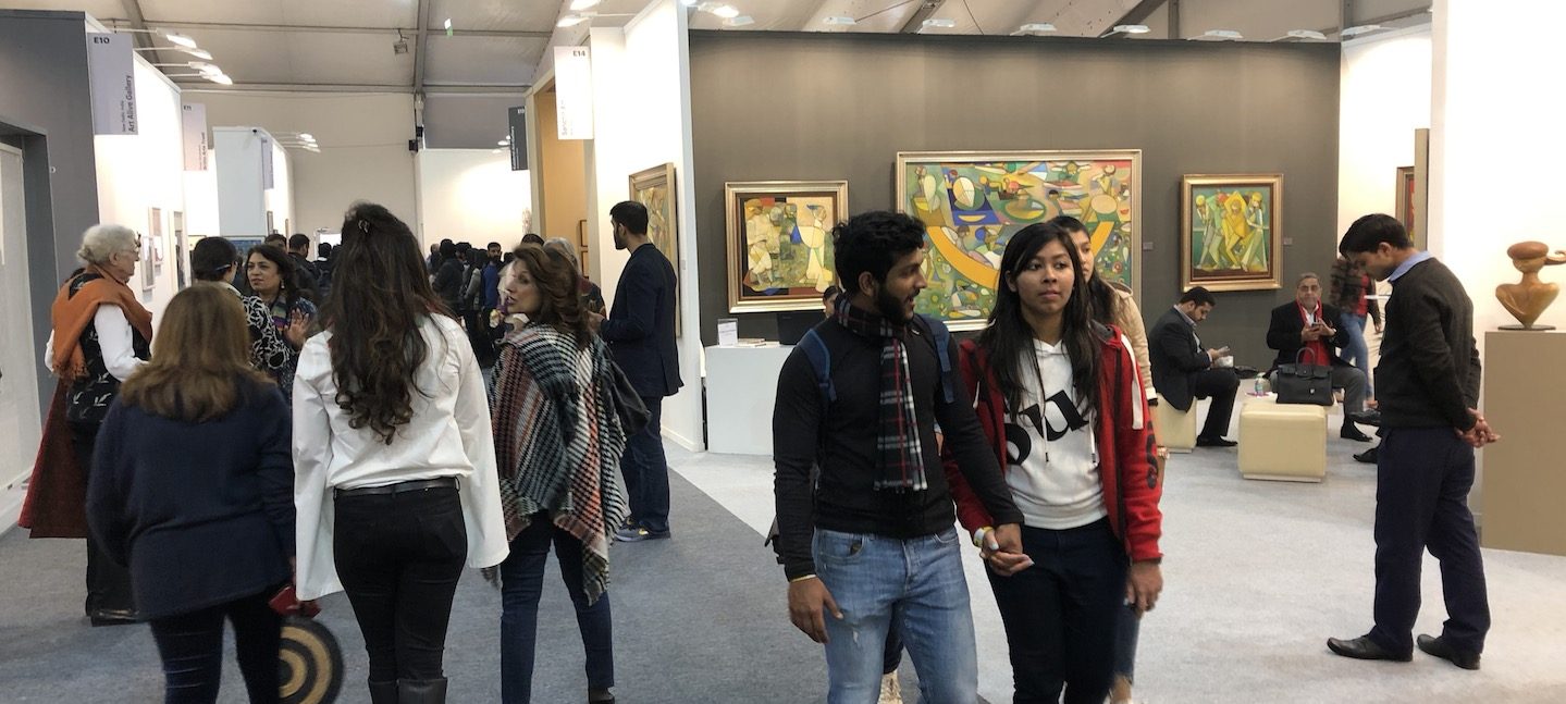 Du 30 janvier au 2 février 2019, la 11ème India Art Fair a accueilli à New Delhi 75 galeries et plus de 1000 oeuvres. Crédit : Michel Testard)
