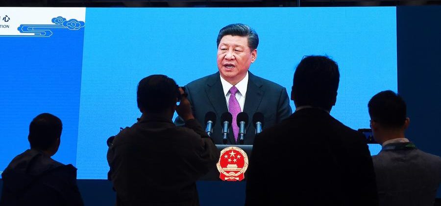Le président chinois Xi Jinping lors de son discours de clôture du 2ème Forum des "Nouvelles Routes de la Soie" à Pékin, le 27 avril 2019. (Source : Asia Times)