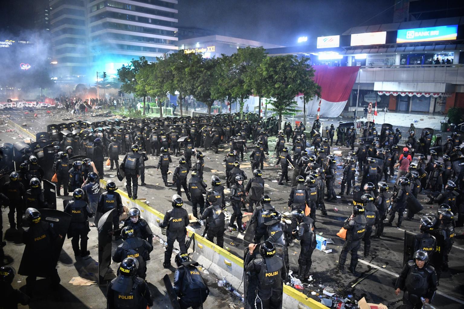 Qui a organisé les émeutes post-électorales du 21 mai 2019 à Jakarta ? (Source : Straits Times)
