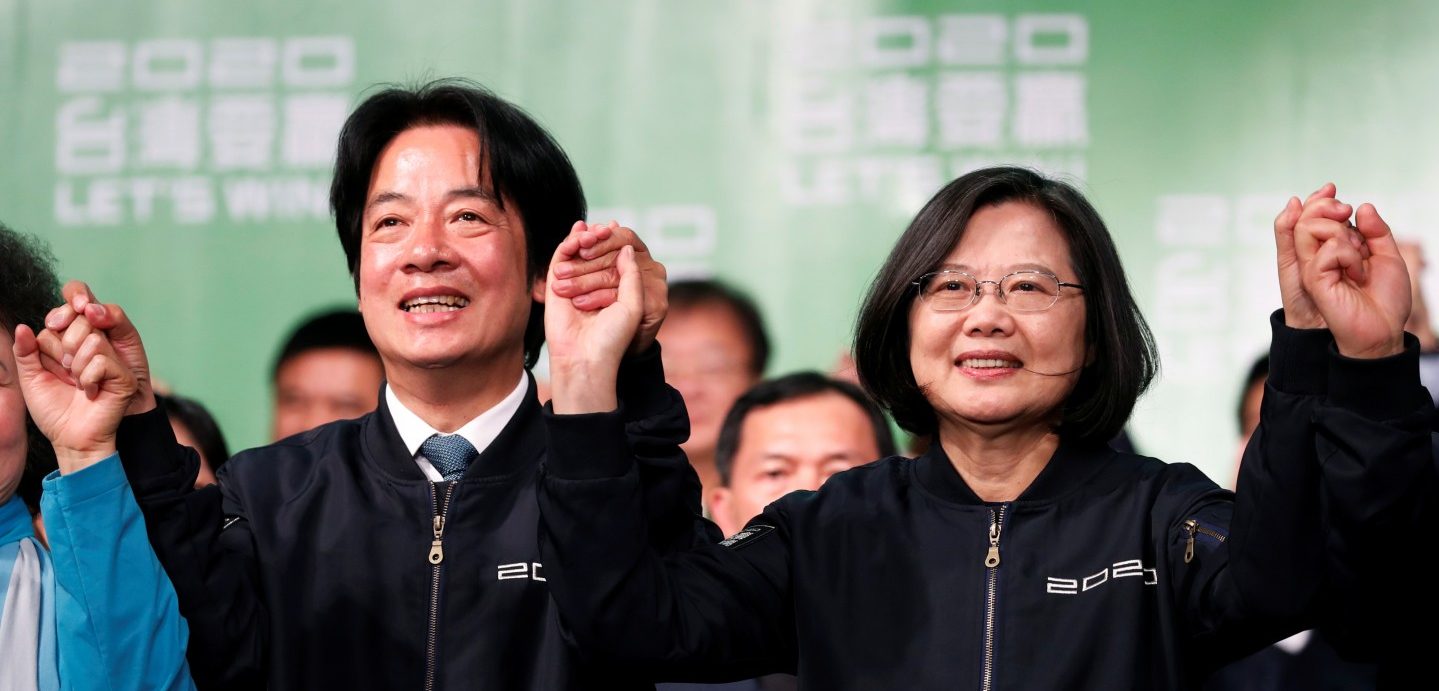 La présidente taïwanaise sortante Tsai Ing-wen réélue le 11 janvier avec futur son vice-président William Lai. (Source : Thinkchina)